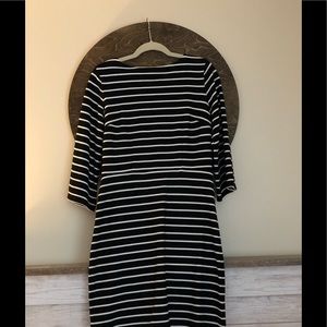 Old Navy B&W Striped Dress
